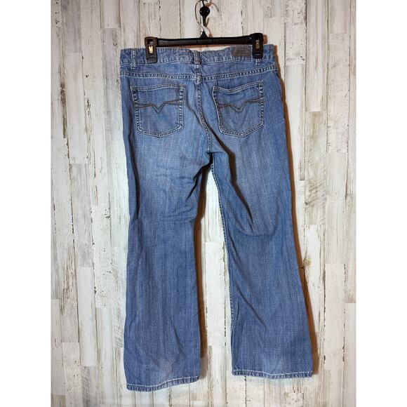 Women's‎ Harley Davidson Low Rise Bootcut Jeans 8 Petite - Picture 3 of 6